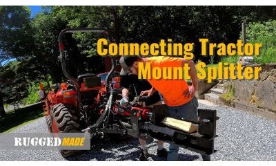 Hooking Up the RuggedMade Tractor-Mount Log Splitter