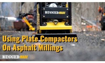 Trying Out Plate Compactors In the Woodyard