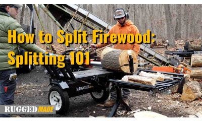 How to Split Firewood Using a Hydraulic Log Splitter