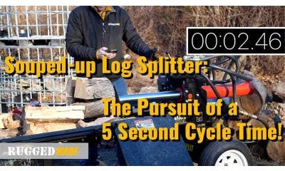 Log Splitter Mods Part III: Seeking a 5-Second Cycle Time