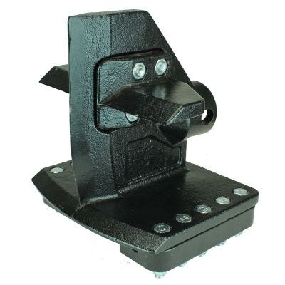 Log Splitter Wedge: 4-Way, Removable Wings