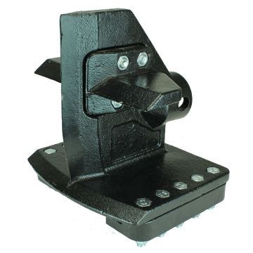 Log Splitter Wedge: 4-Way, Removable Wings